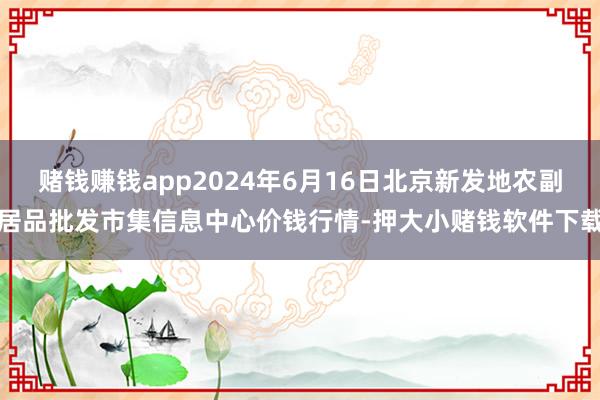 赌钱赚钱app2024年6月16日北京新发地农副居品批发市集信息中心价钱行情-押大小赌钱软件下载