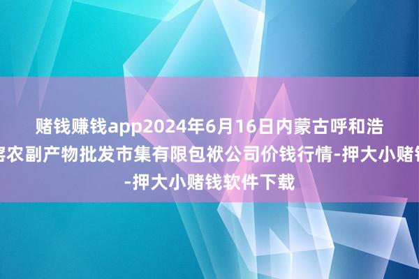 赌钱赚钱app2024年6月16日内蒙古呼和浩特市东瓦窑农副产物批发市集有限包袱公司价钱行情-押大小赌钱软件下载